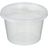 YW Plastic Food Storage Containers, 16 Ounce