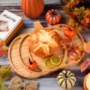 AWIZOM Pumpkin Wooden Serving Platter - Image 4