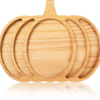 AWIZOM Pumpkin Wooden Serving Platter